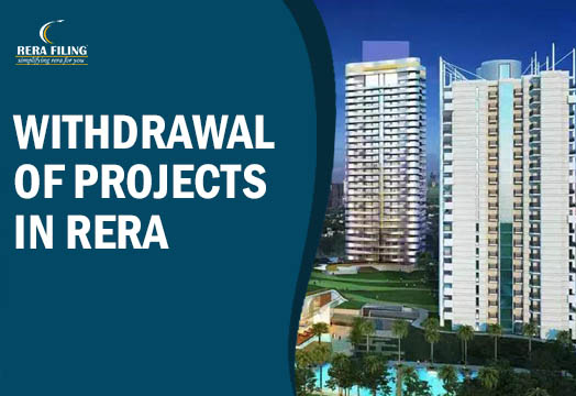 Withdrawal of projects in RERA