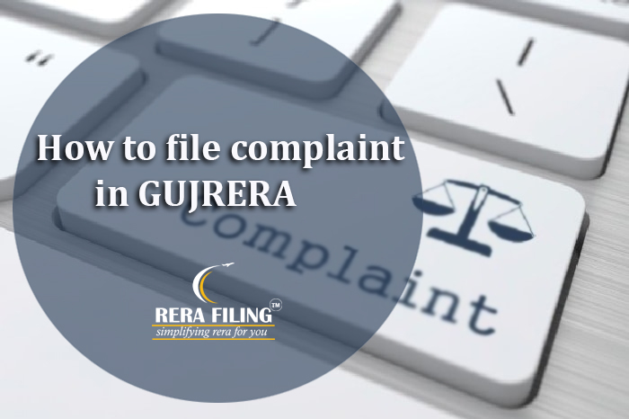 How to file complaint in GUJRERA