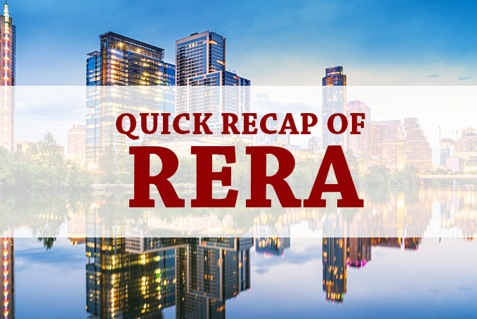 Quick recap of RERA